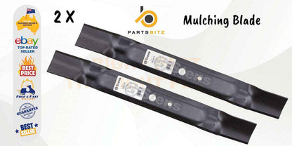 2 X 42" Mulching Blades for John Deere Sabre Mowers L108 L100 L110 L111 L118 L120 - Parts bitz