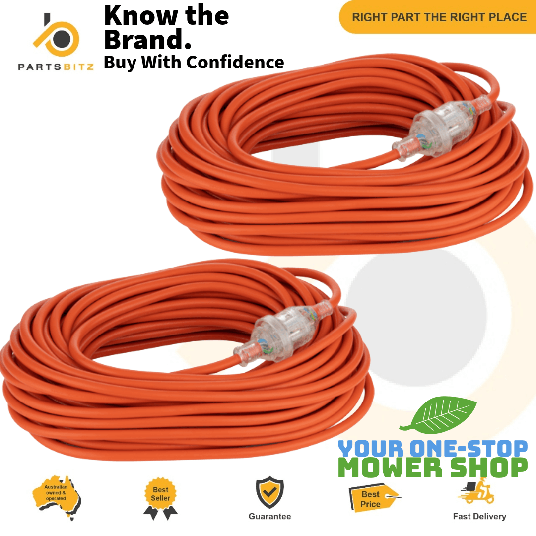 2 X Cleanstar Premium 20m 10amp Extension Lead  Perfect for Cleaning Equipment - Parts bitz