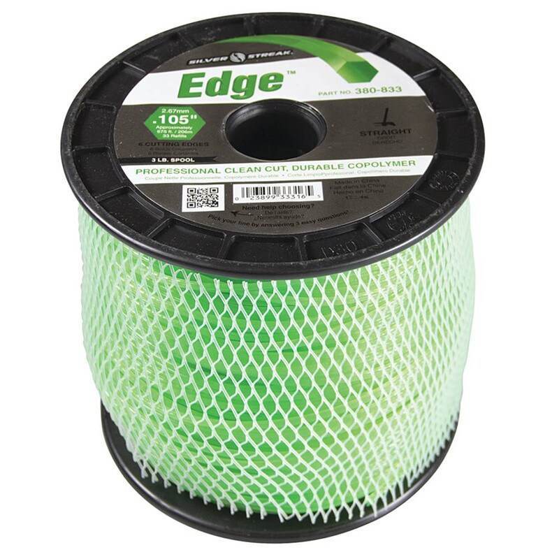 Genuine Stens Silver Streak Edge Trimmer Line Whipper Snipper 206m 2.67mm - Parts bitz