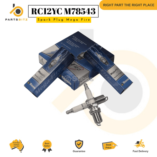 2 X Spark Plug Mega Fire RC12YC M78543 - Parts bitz