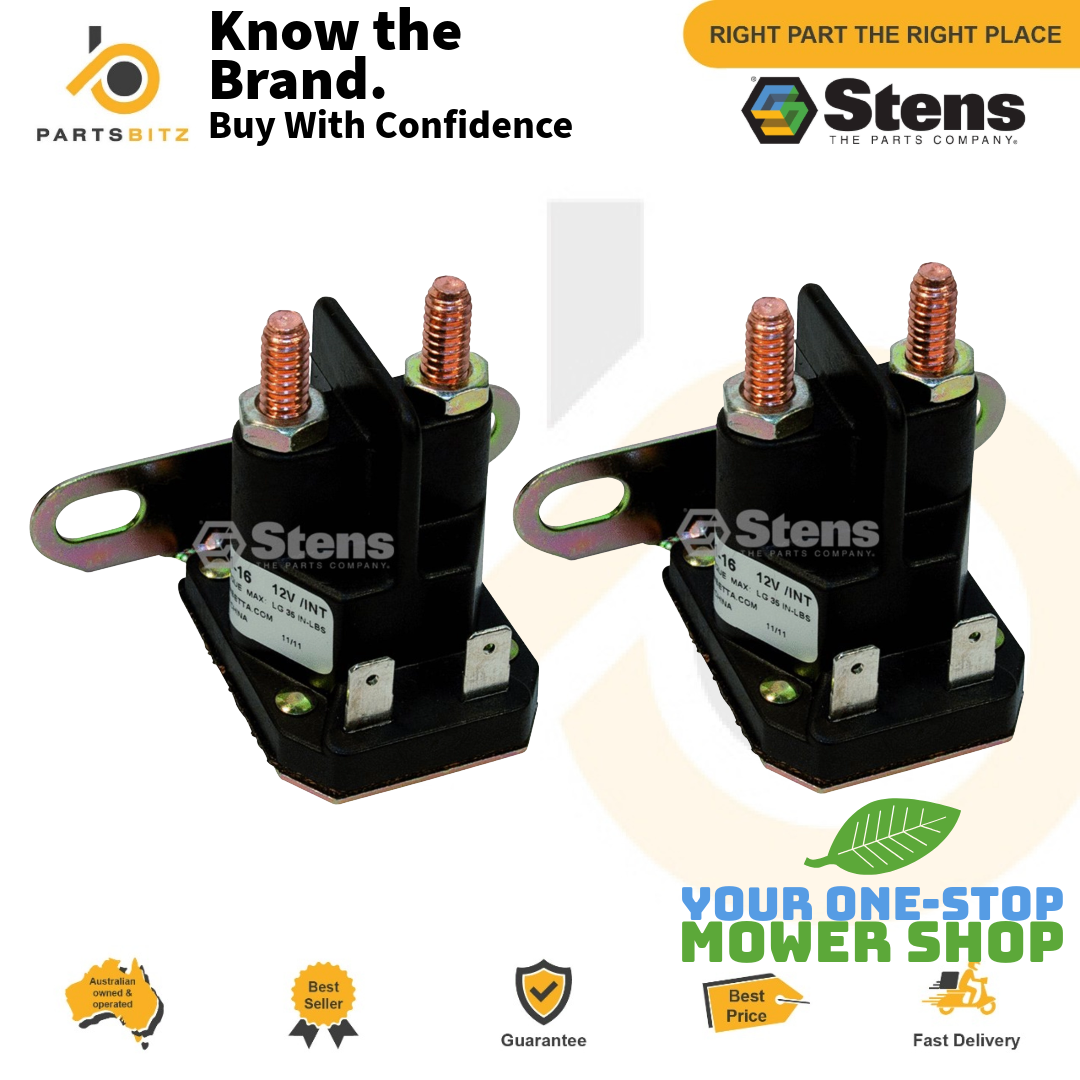 2 X Starter Solenoid Suits  John Deere Mowers AM138068 - Parts bitz