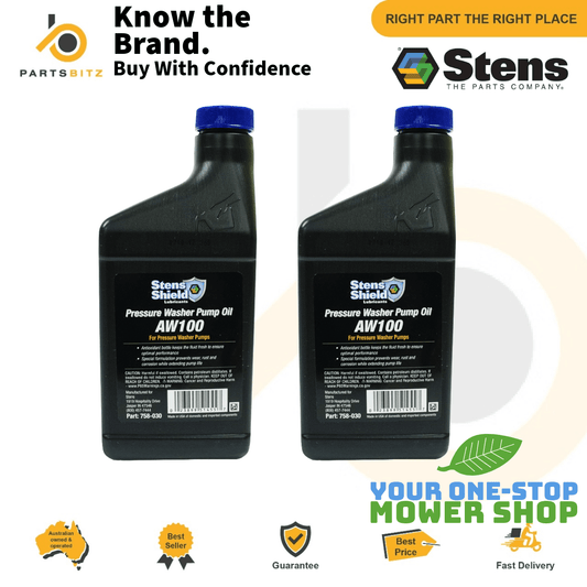 2 X Stens Pressure Washer for Selected Comet , CAT , AR , Pump Oil AW100 473 mL - Parts bitz