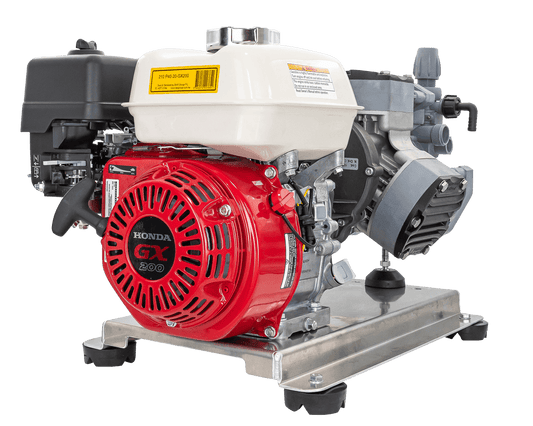 Soft Wash Unit   Honda GX200  P40/20 Pump with Gear Box – COMET Soft Wash Pump