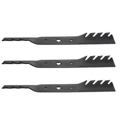 3 X Toothed Blades for Husqvarna Front Engine Models Mower fits 50" 532 13 73 80 - Parts bitz