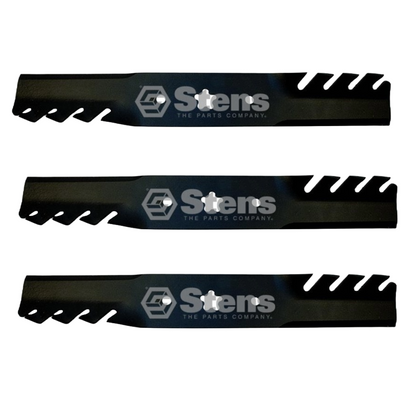 3 X Toothed Blades for Husqvarna Front Engine Models Mower fits 50" 532 13 73 80 - Parts bitz
