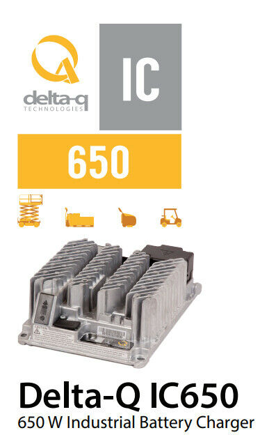 Delta-q IC650 Industrial Battery Charger 48V 13.5 A Lead-Acid Wet AGM Gel Lithium