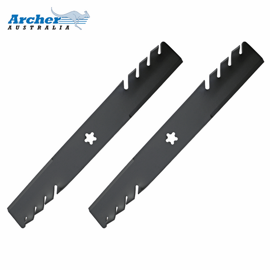 38" Toothed Blades Fit  Husqvarna , Dixon , Mcculloch, Poulan Pro Yard Pro Mower - Parts bitz