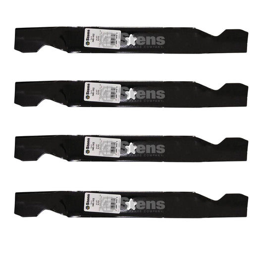 4 X 38 inch Blades for Husqvarna , Mcculloch , Flymo Ride on Mowers 532 12 78 42 - Parts bitz