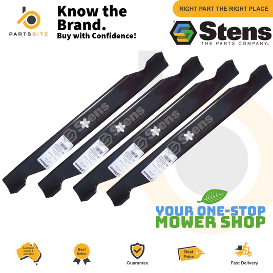 4 X 42" Blades for Husqvarna , Craftsman Ride on Mowers LT125 LT140 LTH1842 - Parts bitz