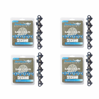 4 X Archer Australia Chain Loop Semi Chisel 3/8" .058" 72DL fits Husqvarna 357XP - Parts bitz