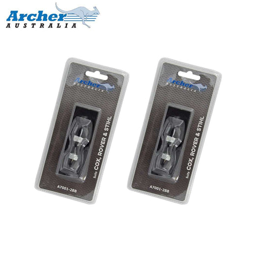 4 x Blades & Bolts fits 18" 20" Rover Rear Catcher Lawn Mowers A01118K A00672K - Parts bitz