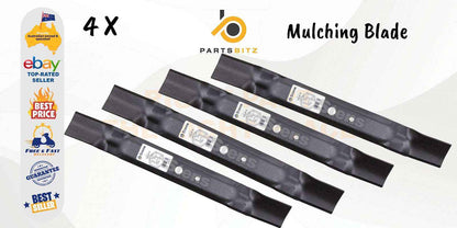 4 X Mulching Blade for 42" John Deere Sabre Mower L100 L108 L110 L111 L118 L120 - Parts bitz
