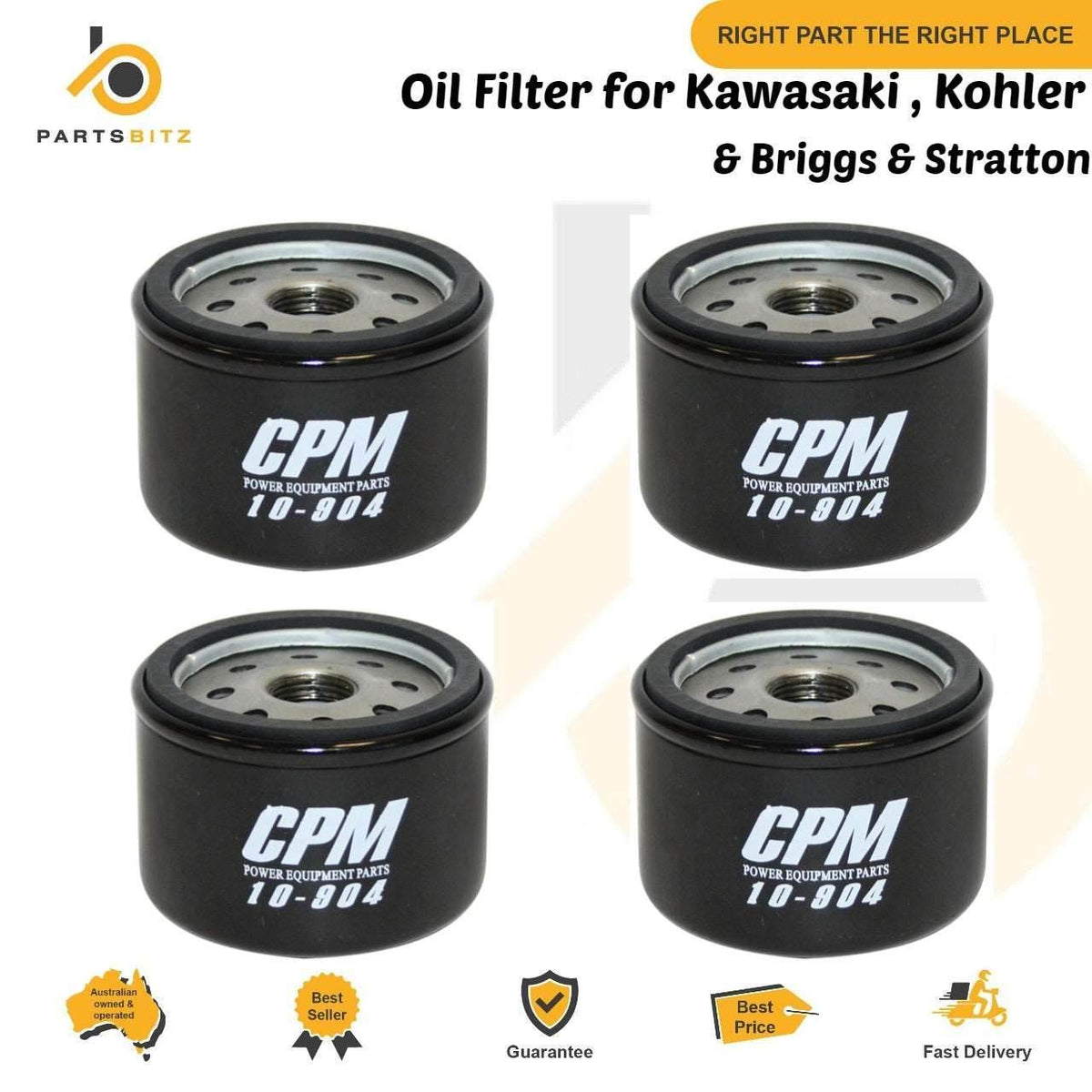4 X Oil Filter for Kawasaki , Kohler 49065-7007 , 28 050 01-S - Parts bitz