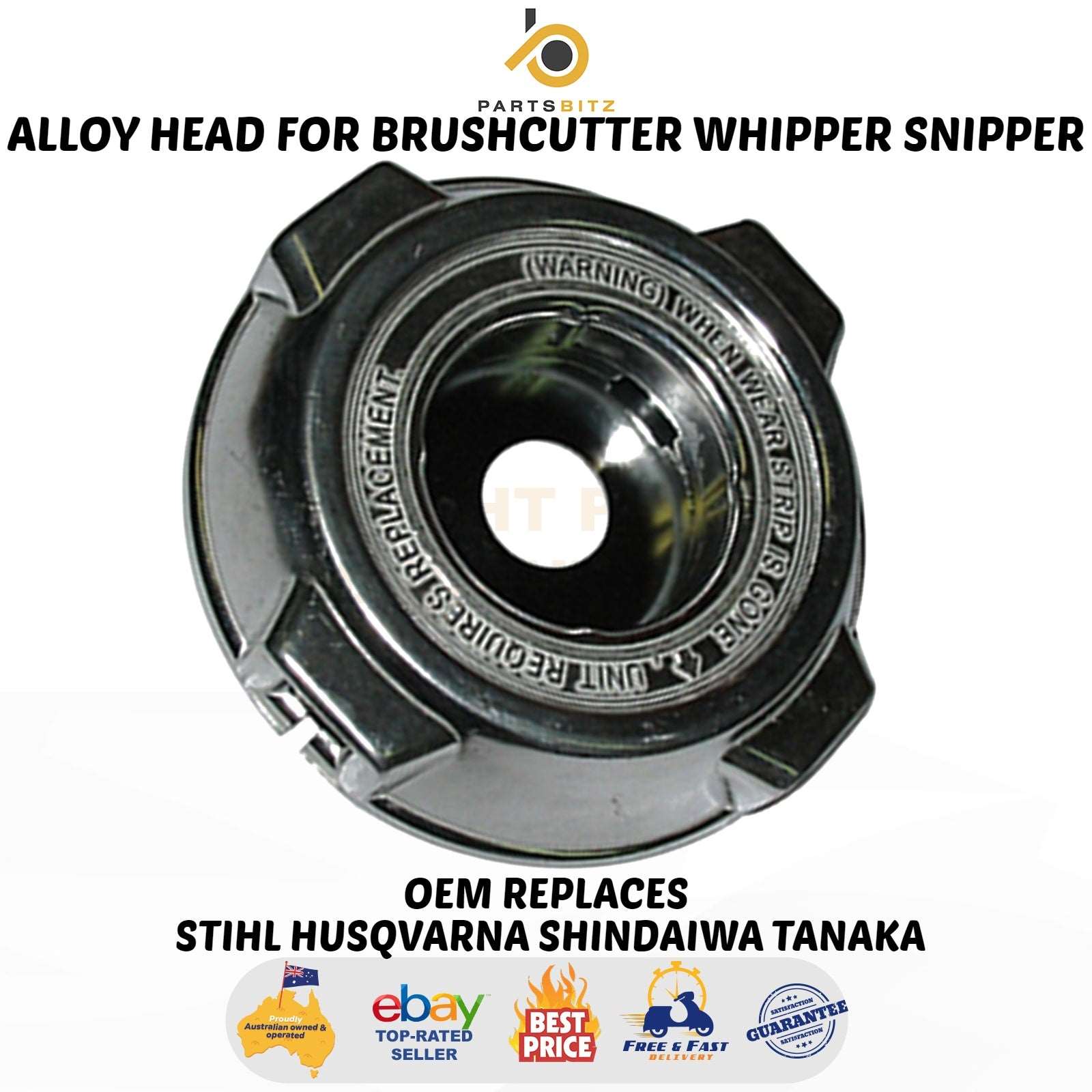 Alloy Head 25mm for Brushcutter Whipper Snipper Stihl Husqvarna Shindaiwa Tanaka