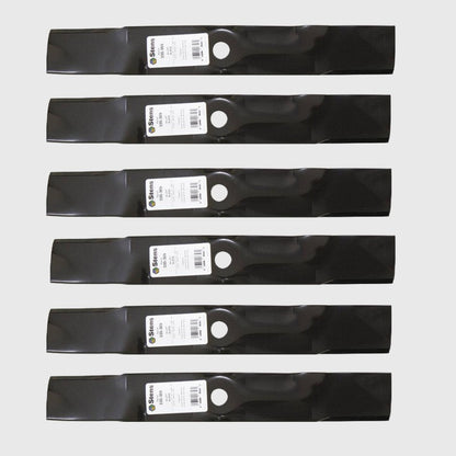 6 X Blades For 48" John Deere Mower M145476 M127673 M127500 LT180 GX335 - Parts bitz