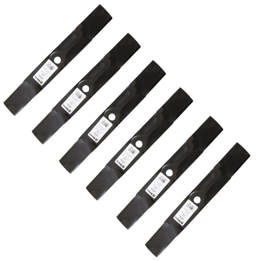 6 X Blades For 48" John Deere Mower M145476 M127673 M127500 LT180 GX335 - Parts bitz