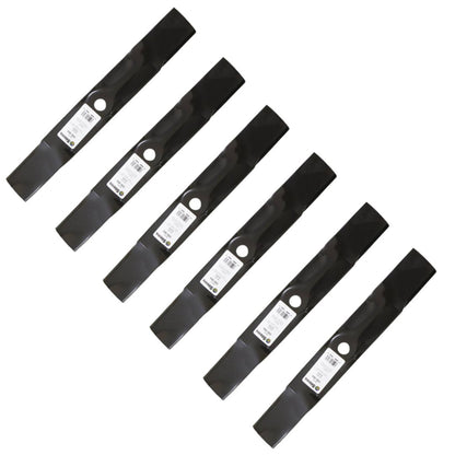 6 X Blades For 48" John Deere Mower M145476 M127673 M127500 LT180 GX335 - Parts bitz