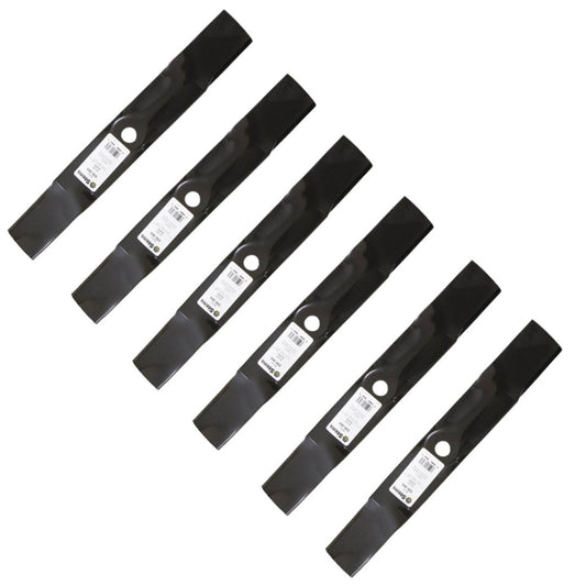 6 X Blades For 48" John Deere Mower M145476 M127673 M127500 LT180 GX335 - Parts bitz