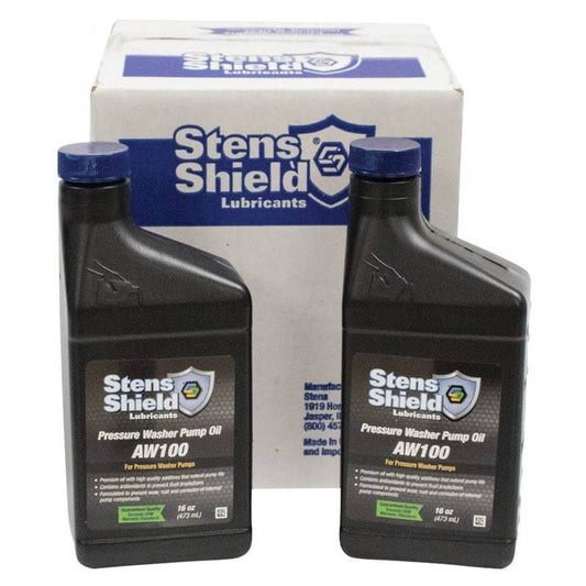 6 X Stens Pressure Washer for Selected Comet , CAT , AR , Pump Oil AW100 473 mL - Parts bitz