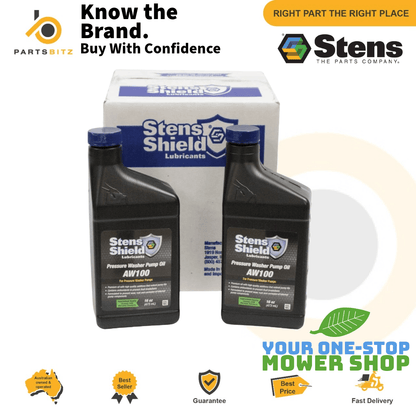 6 X Stens Pressure Washer for Selected Comet , CAT , AR , Pump Oil AW100 473 mL - Parts bitz
