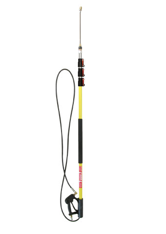 Telescopic Pressure Cleaner Long Wand 7.3 m  Fibreglass Aluminium – Professional