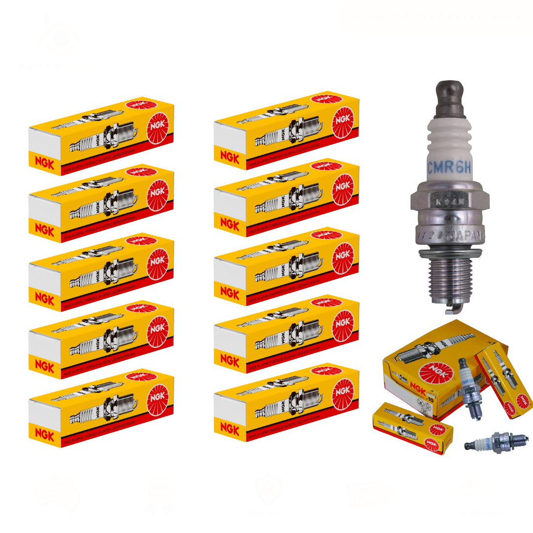 10 X Genuine NGK CMR6H Spark Plug For Husqvarna , Stihl Trimmer Blowers