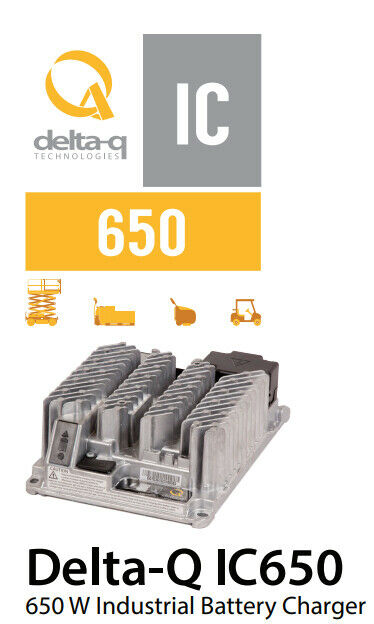 Delta-q IC650 Industrial Battery Charger 24V 27.1 A Lead-Acid Wet AGM Gel Lithium - parts bitz - #shop_name# -DELTA-Q