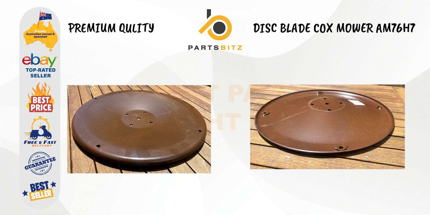 Disc Blade for Cox Mower AM76H7 & AM07604A 28" 32" Inch