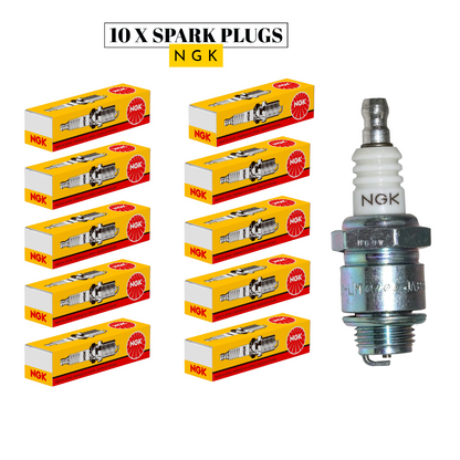 10 X Genuine NGK B2LM Spark Plug For Briggs and Stratton