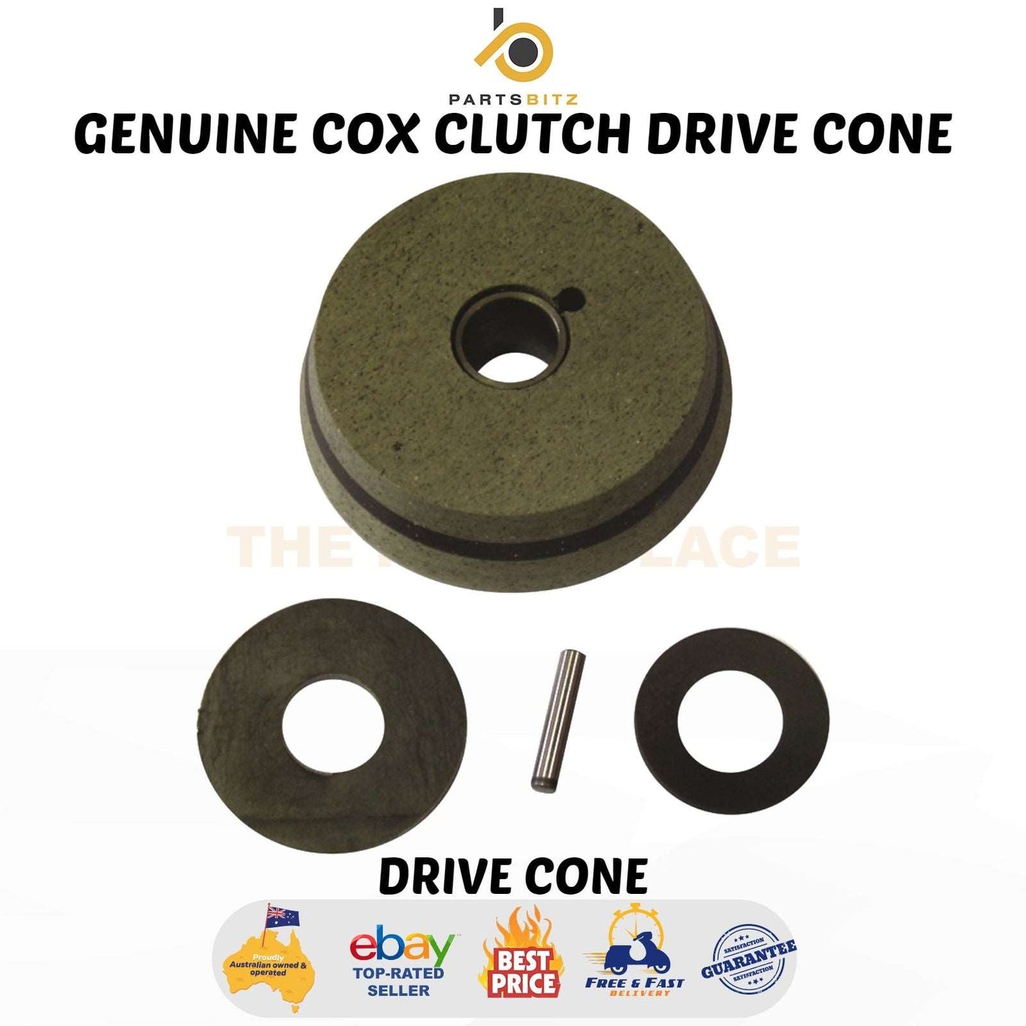 Genuine Drive Cone fits Cox Ride on Mowers 8002G 8004F CC2095GX CC2095GNE - parts bitz - #shop_name# -Cox