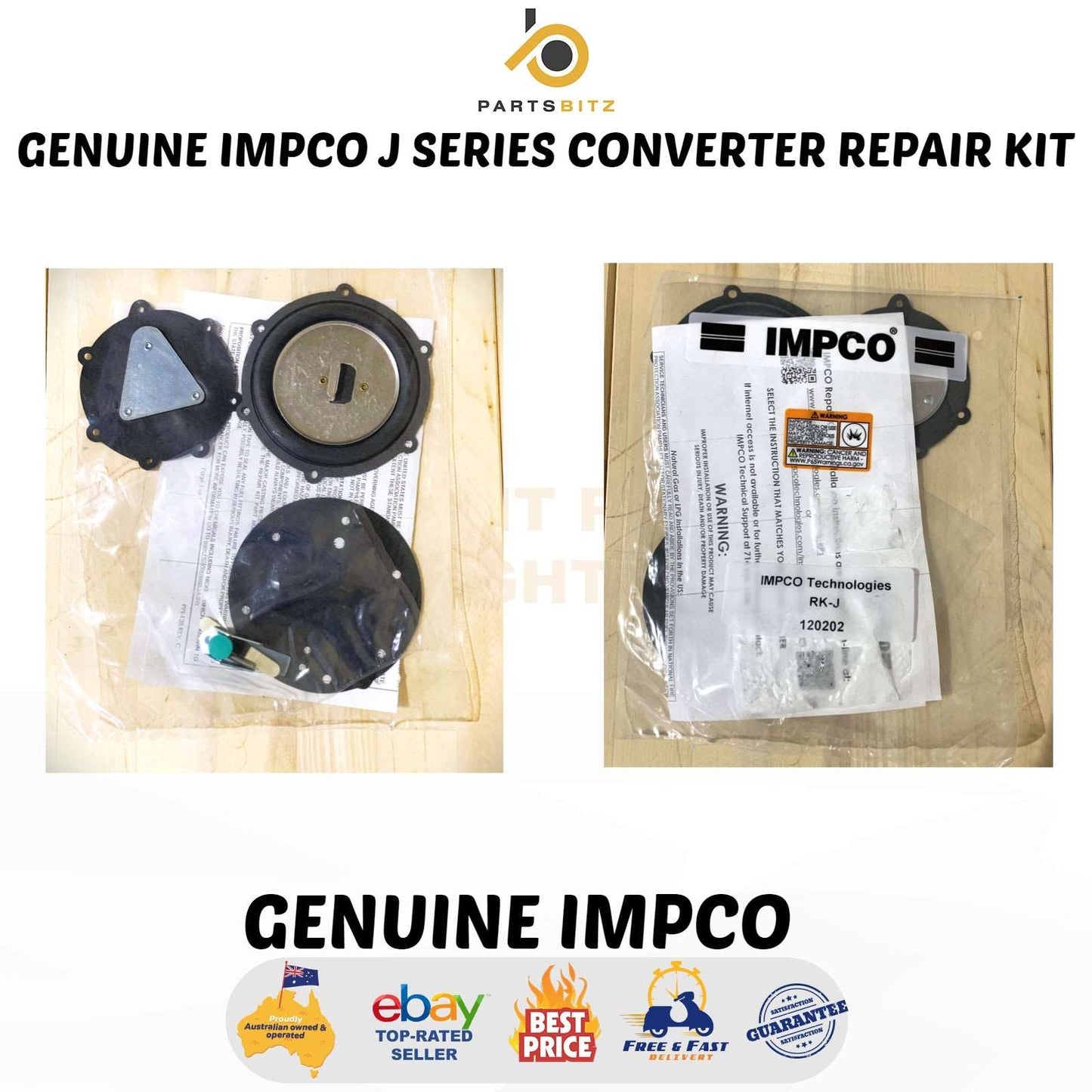 Genuine Impco J Series Converter Repair Kit Lpg Forklift Parts - parts bitz - #shop_name# -IMPCO