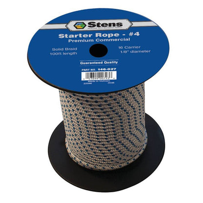 Genuine Stens Premium Starter Rope 100Ft Roll Cord for Lawn Mowers Trimmers - parts bitz - #shop_name# -Stens