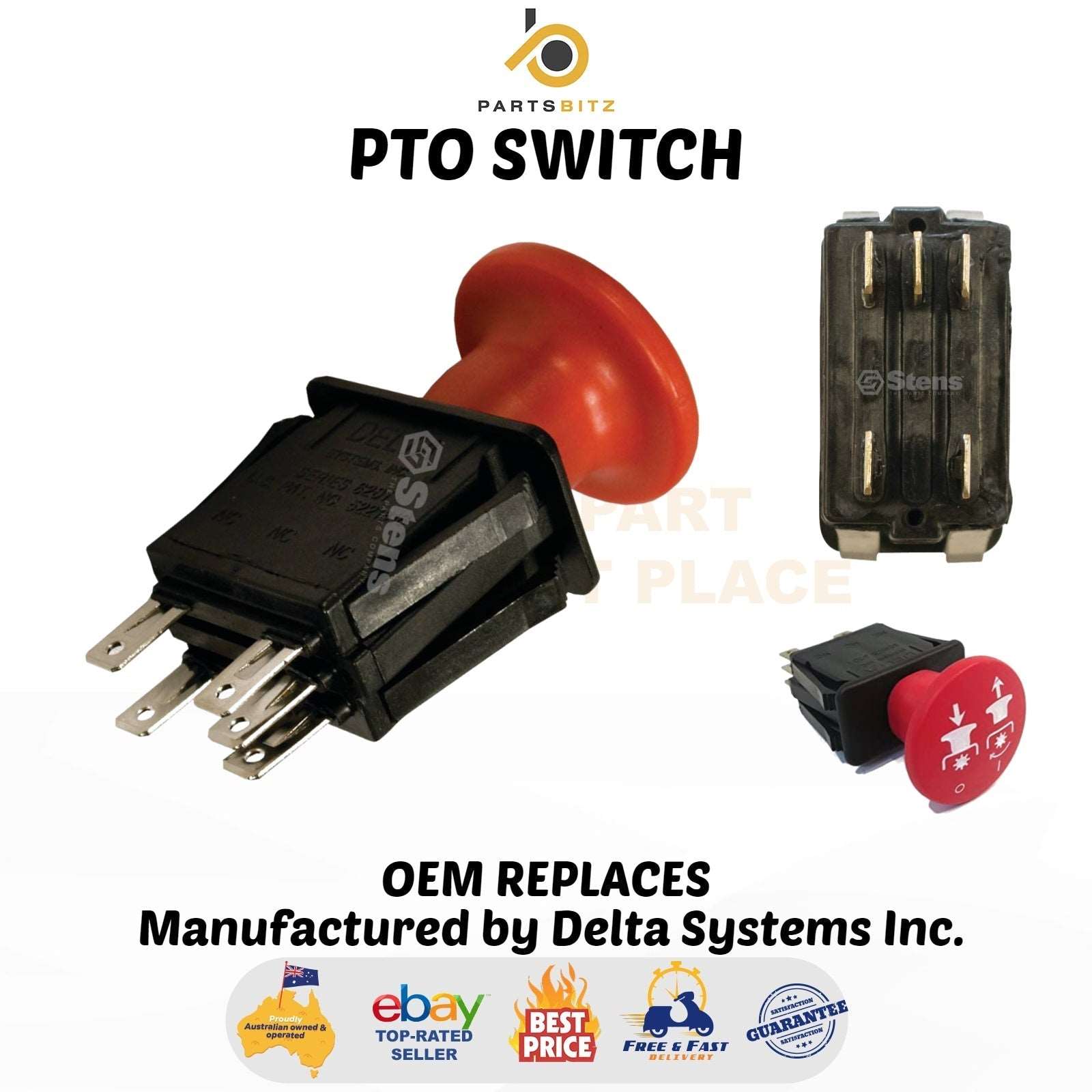 Ride on Mower PTO Switch for Toro Mowers 93-9998 , 93-9999 , 95-4108 , 95-7489