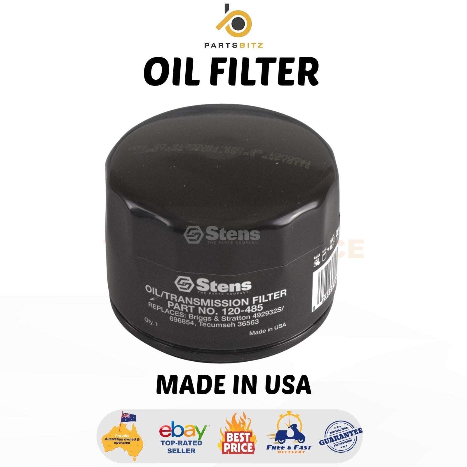 USA Made Oil Filter Suits John Deere Mowers  AM119567 , AM125424