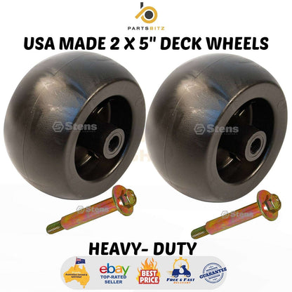 2 X 5" Universal Deck Wheels fits Murray Rover Ride on Mowers 425620X92A 7800568