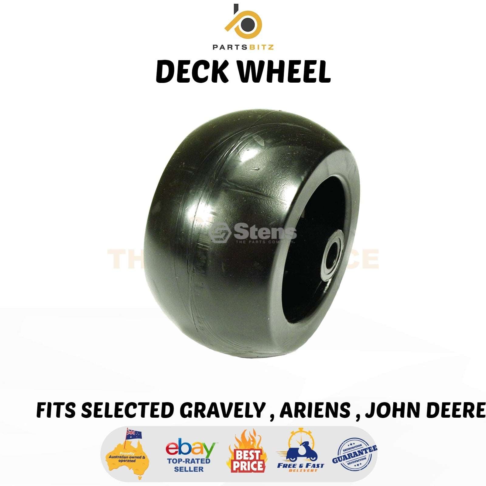 Deck Wheel Fits Selected Gravely , Ariens , John Deere Ride on Mowers TCU187