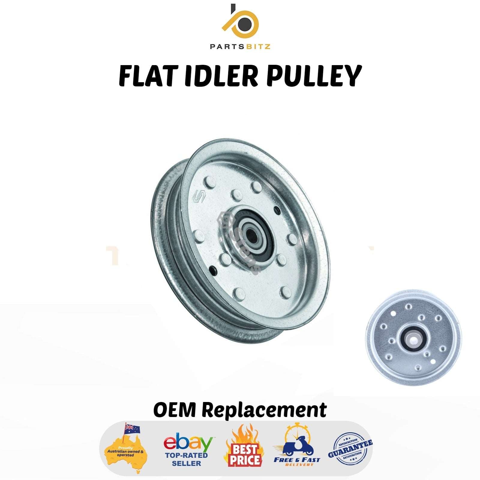 Flat Idler Pulley Suits Cub Cadet & Mtd Ride on Mowers 756-04129 , 753-08171