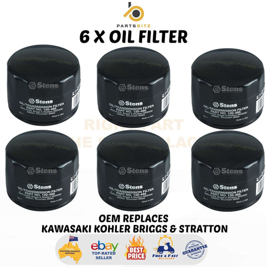 USA Made 6 X Oil Filter for Kawasaki Kohler Briggs & Stratton 49065-7007