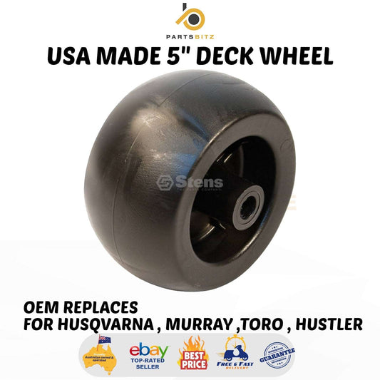 USA Made 5" Deck Wheel for Husqvarna Murray Toro Hustler Mowers