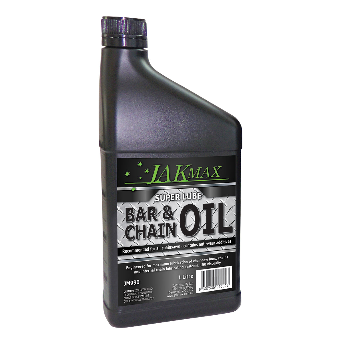 Genuine Jakmax Super Lube 1L Bar & Chain Oil