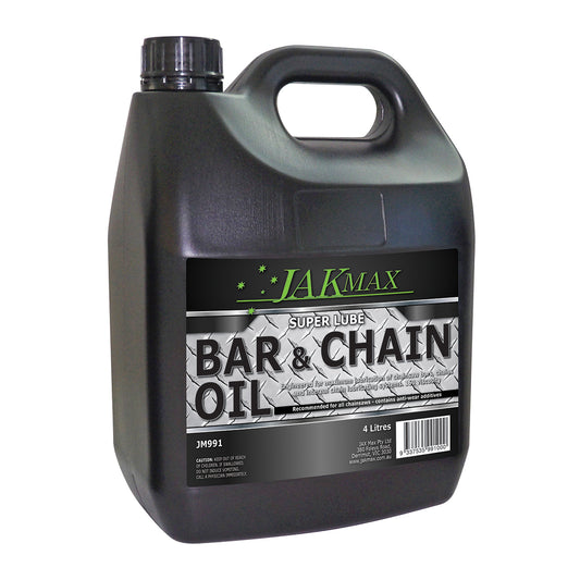 Genuine Jakmax Super Lube 4L Bar & Chain Oil heavy–ISO150