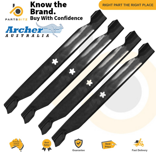 4 X 42" Blades for Husqvarna Craftsman Ride on Mowers Lt125 Lt140 Lth1842