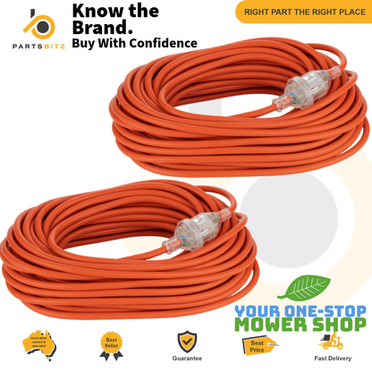 2 X Cleanstar Premium 20m 10amp Extension Lead Perfect for Cleaning Equipment - Lead - 68.50 - Lead