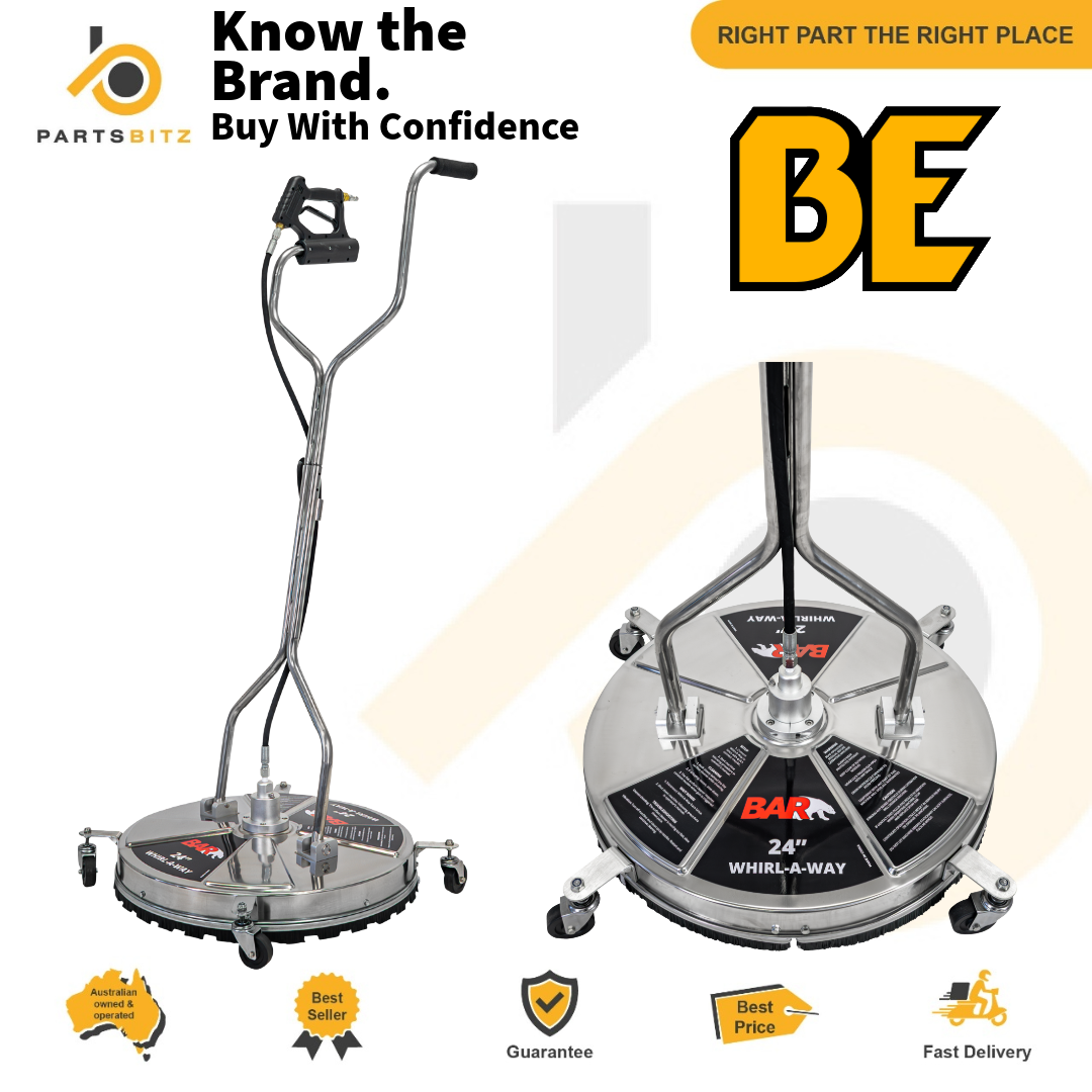 BE Professional Surface Cleaner 24″ 5000PSI Stainless Whirl-A-Way