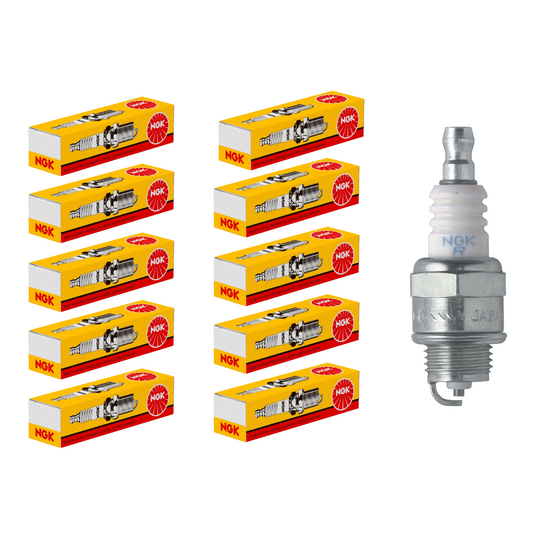 10 X Genuine NGK BPMR7A Spark Plug For Husqvarna ,John Deere,Kawasaki