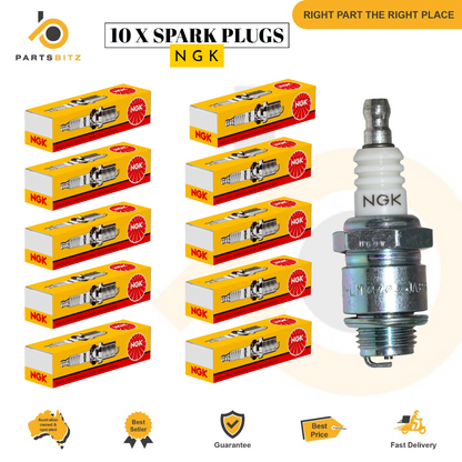 10 X Genuine NGK B2LM Spark Plug For Briggs and Stratton