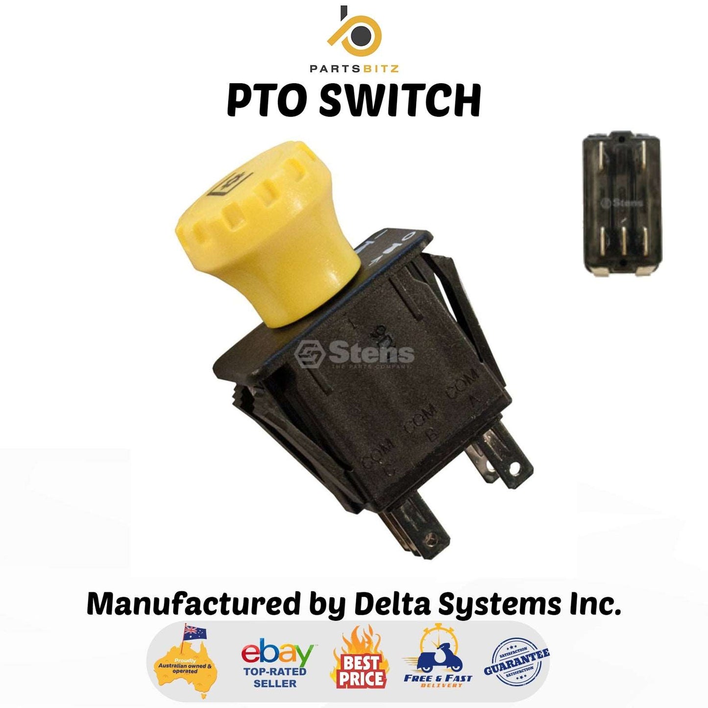 PTO Switch Fits Selected John Deere Ride on Mowers AM118802 - parts bitz - #shop_name# -Suits John Deere