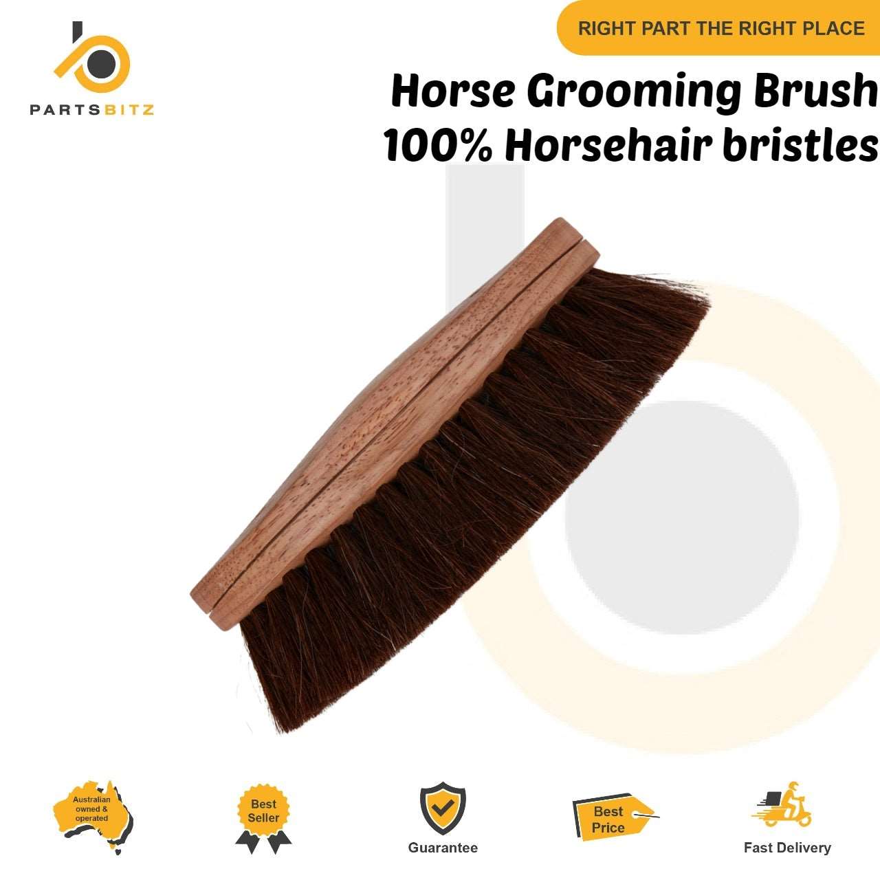 Premium Quality Horse Grooming Soft Brush - parts bitz - #shop_name# -parts bitz