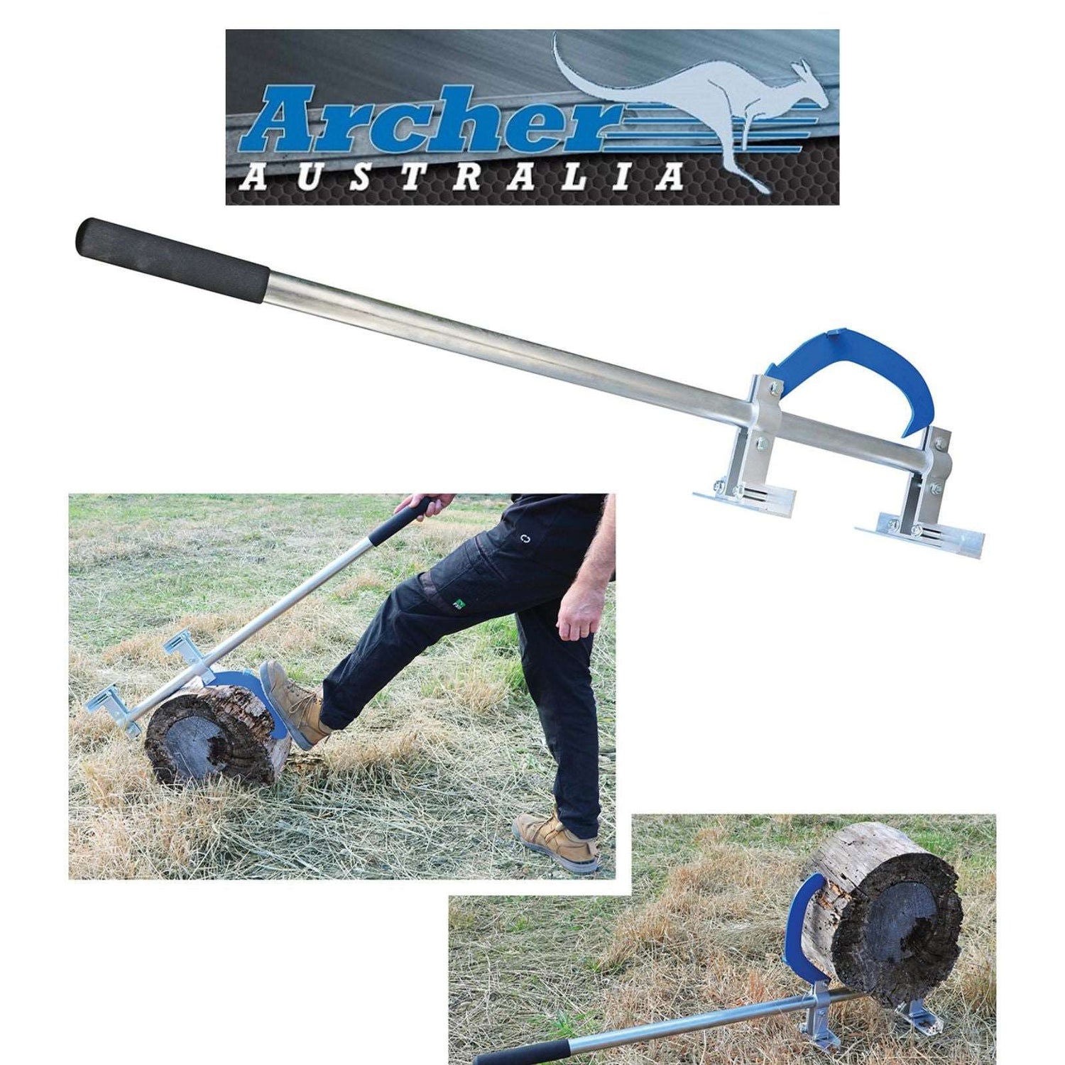 Archer Australia Log Lifter & Roller Archer Premium Quality Dual Purpose