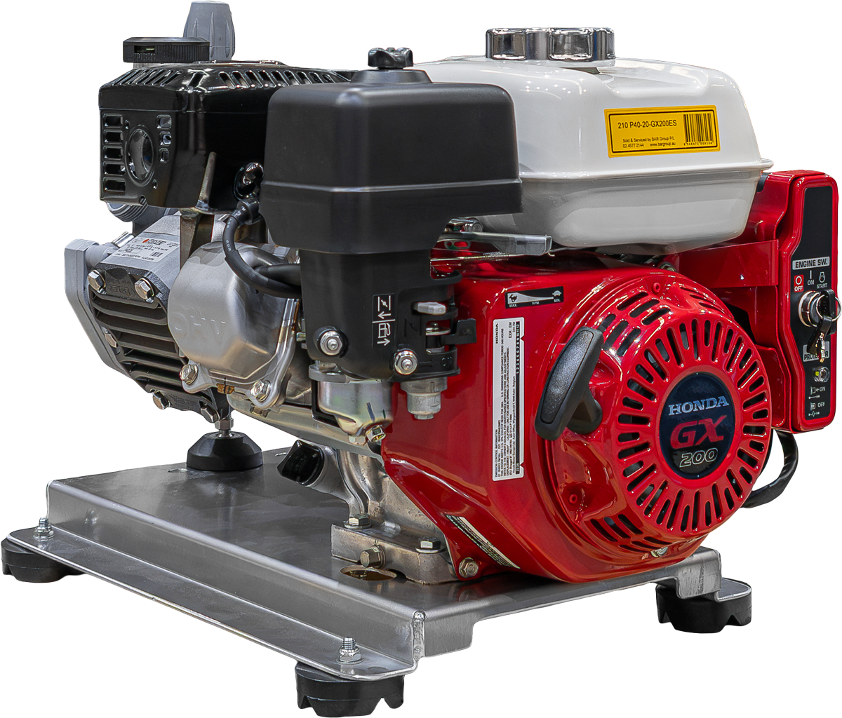 Soft Wash System P40 Pump Gear Box and Honda GX200E Engine Comet Complete Kit